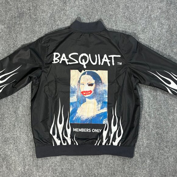 Jean-Michel Basquiat x Members Only Jacket Size: Large NWT Mona Lisa Edition - Picture 8 of 13